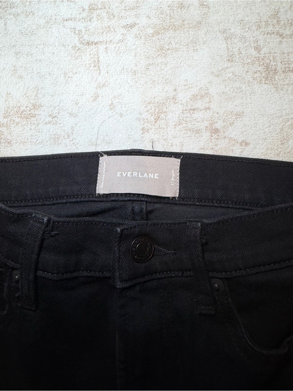 Everlane Straight Leg Black Jeans Women’s Size 27 - Picture 13 of 14